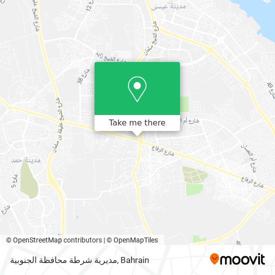 مديرية شرطة محافظة الجنوبية map