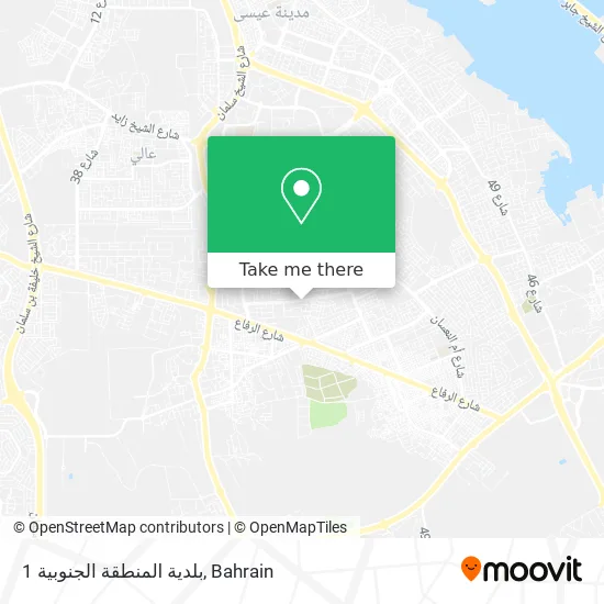 بلدية المنطقة الجنوبية 1 map