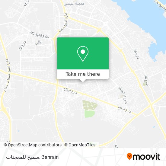 سميح للمعجنات map