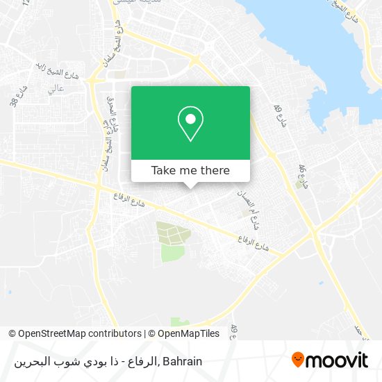 الرفاع - ذا بودي شوب البحرين map