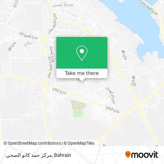 مركز حمد كانو الصحي map