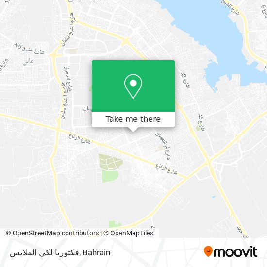 فكتوريا لكي الملابس map