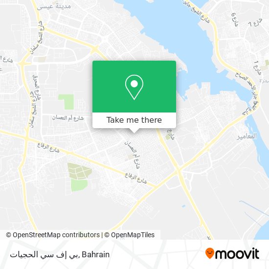 بي إف سي الحجيات map