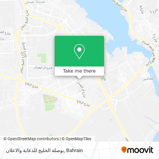 بوصلة الخليج للدعاية والاعلان map