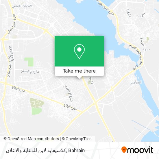 كلاسيفايد لاين للدعاية والاعلان map