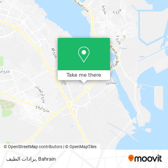 برادات الطيف map