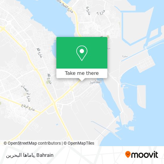 ياماها البحرين map