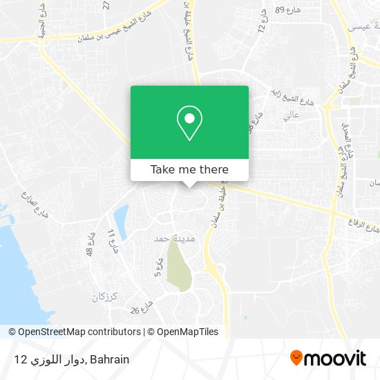 دوار اللوزي 12 map