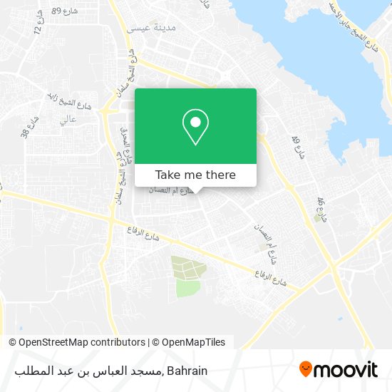 مسجد العباس بن عبد المطلب map