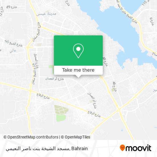 مسجد الشيخة بنت ناصر النعيمي map