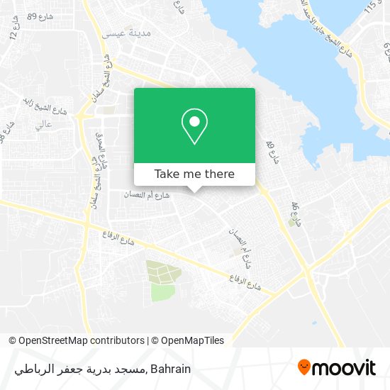 مسجد بدرية جعفر الرباطي map