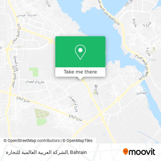 الشركة العربية العالمية للتجارة map