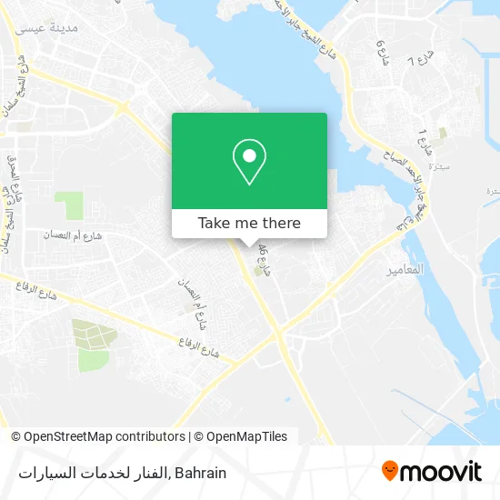 الفنار لخدمات السيارات map