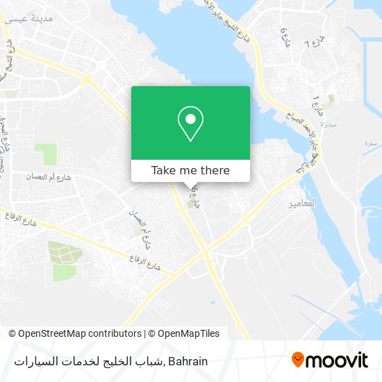 شباب الخليج لخدمات السيارات map