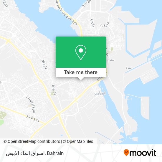 اسواق الماء الابيض map