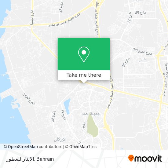 الايثار للعطور map