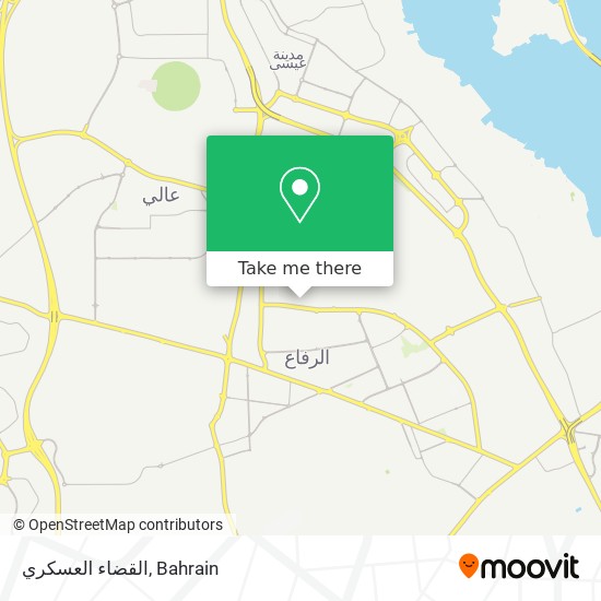 القضاء العسكري map