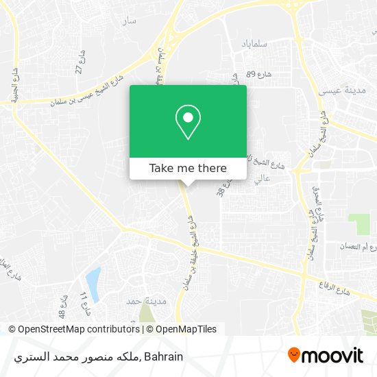 ملكه منصور محمد الستري map