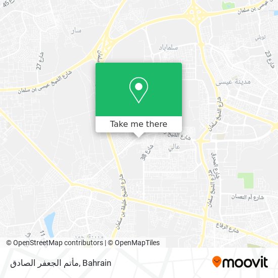 مأتم الجعفر الصادق map