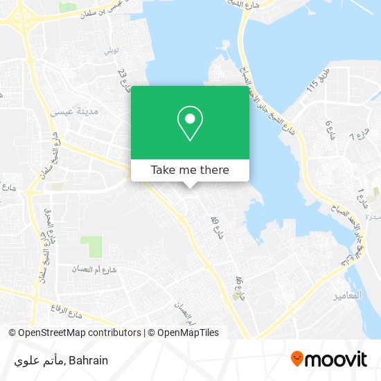 مأتم علوي map