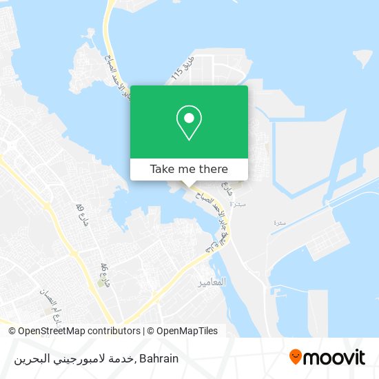 خدمة لامبورجيني البحرين map