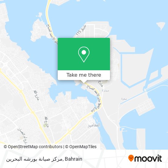 مركز صيانة بورشه البحرين map