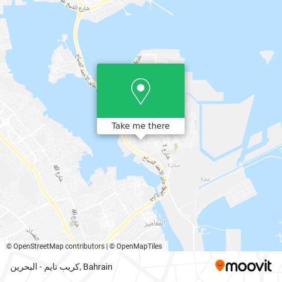 كريب تايم - البحرين map