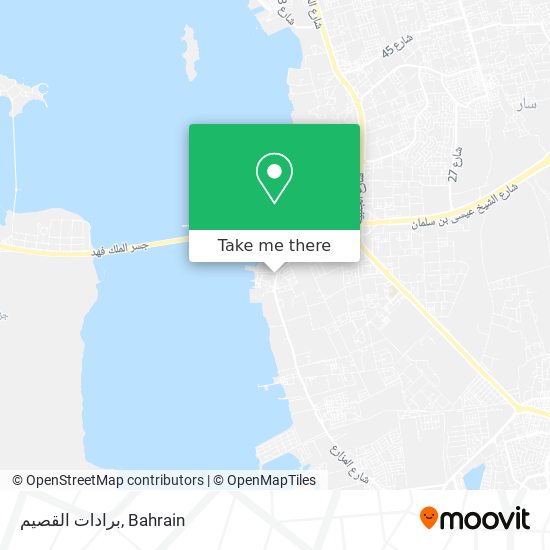 برادات القصيم map