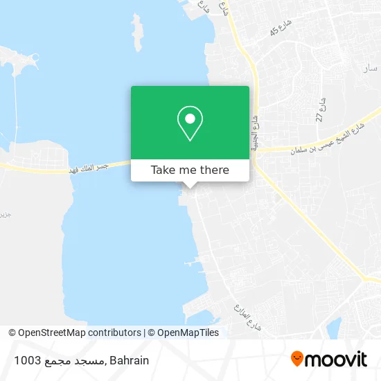 مسجد مجمع 1003 map
