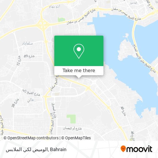 الوميض لكي الملابس map