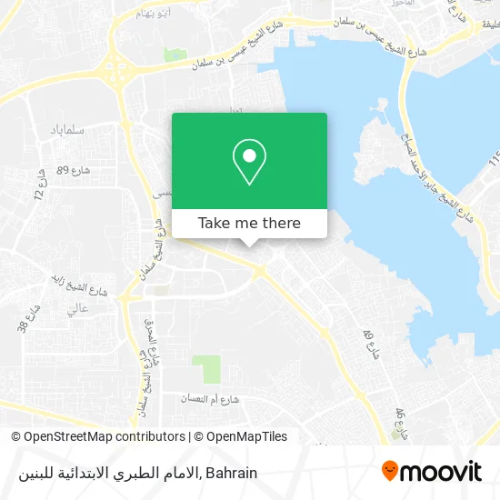 الامام الطبري الابتدائية للبنين map