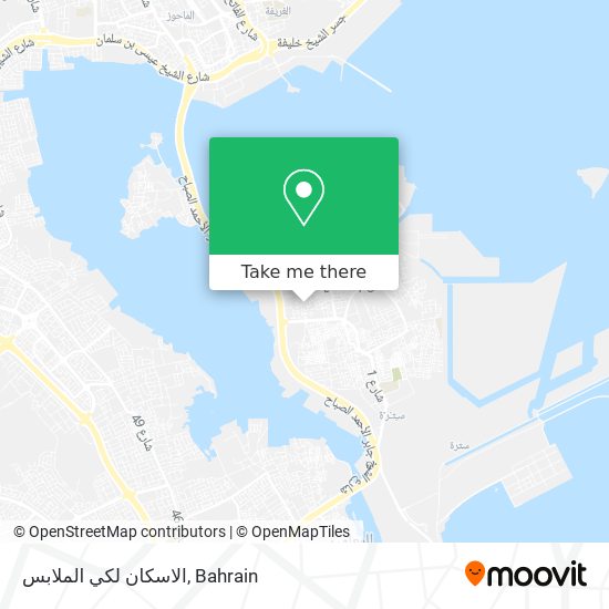 الاسكان لكي الملابس map