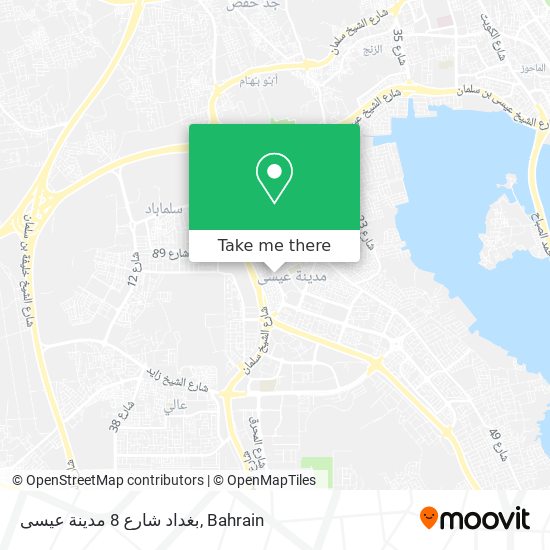 بغداد شارع 8 مدينة عيسى map