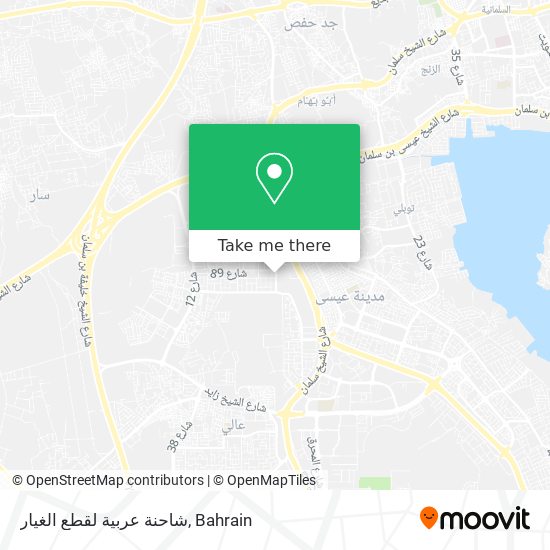 شاحنة عربية لقطع الغيار map