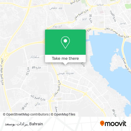 برادات بوسعد map