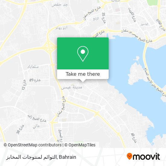 التوائم لمنتوجات المخابز map