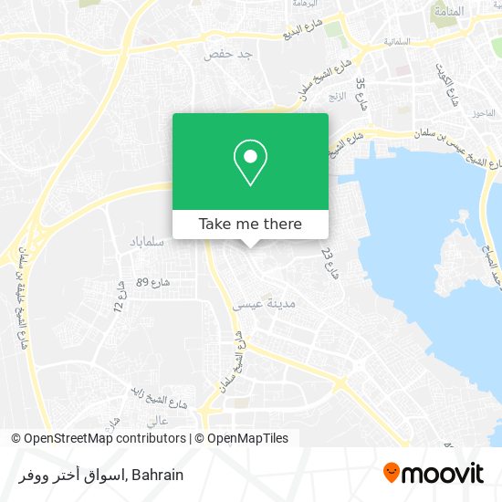 اسواق أختر ووفر map