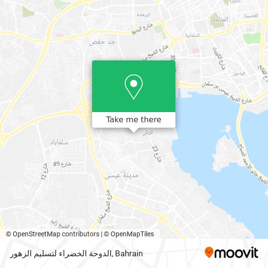 الدوحة الخضراء لتسليم الزهور map