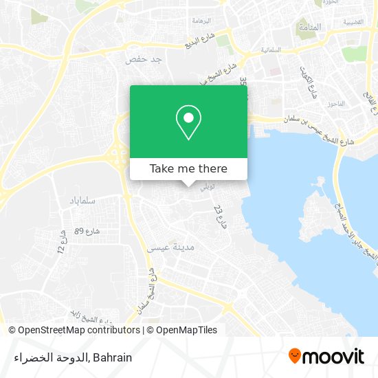 الدوحة الخضراء map