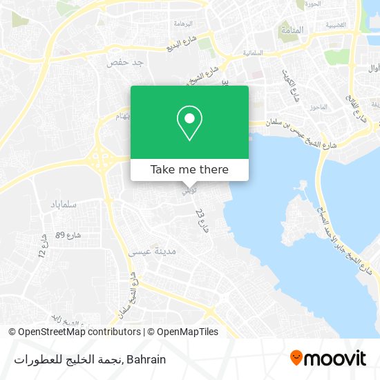 نجمة الخليج للعطورات map