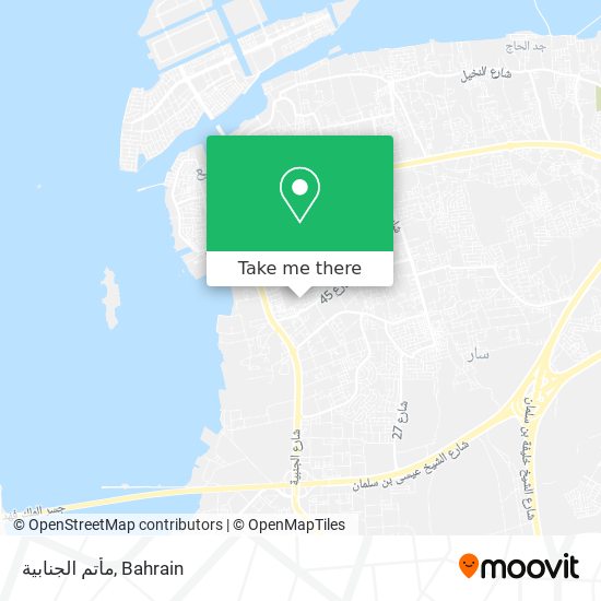 مأتم الجنابية map