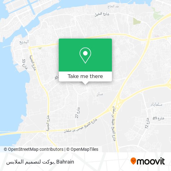 بوكت لتصميم الملابس map