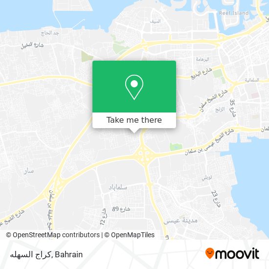 كراج السهله map