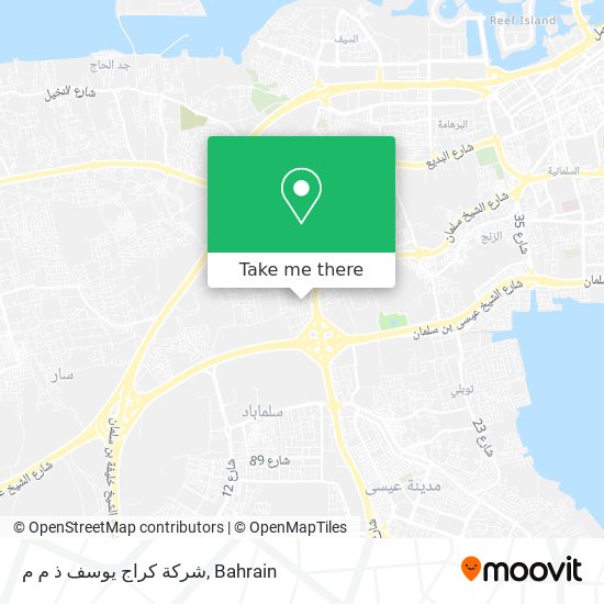 شركة كراج يوسف ذ م م map