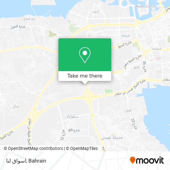 اسواق لنا map