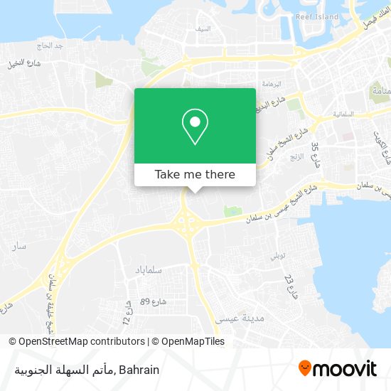 مأتم السهلة الجنوبية map