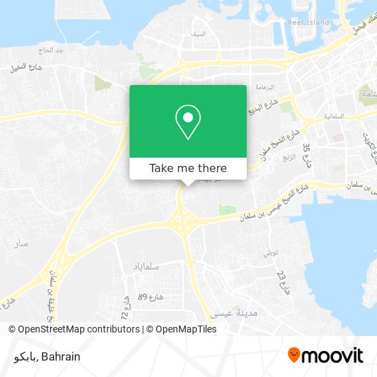 بابكو map