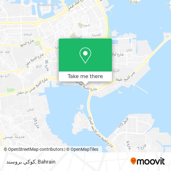 كوكي بروستد map