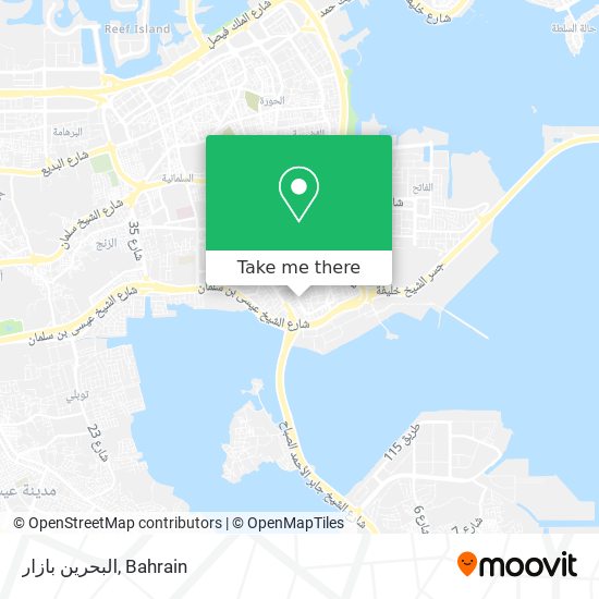 البحرين بازار map