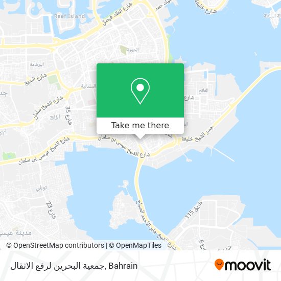 جمعية البحرين لرفع الاثقال map